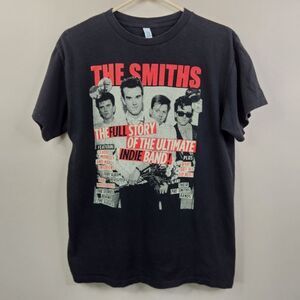 The Smiths Short Sleeve Magazine Cover Johnny Marr Morrissey Graphic Tee Medium